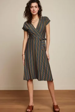 Abigail Dress Mariani Stripe