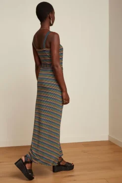 Allison Midi Dress Mariani Stripe