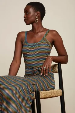 Allison Midi Dress Mariani Stripe