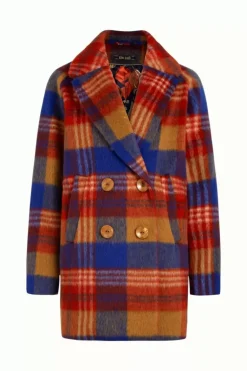 Amelie Coat Hutton Check