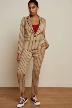 Ann Pants Cubano Stripe