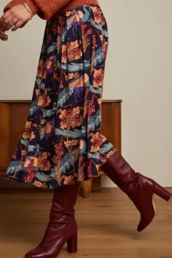 Arianna Pleat Skirt Manhattan