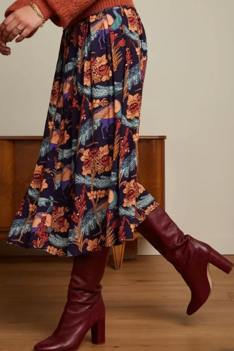 Arianna Pleat Skirt Manhattan