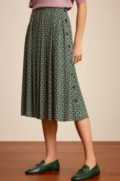 Arianna Pleat Skirt Pinar