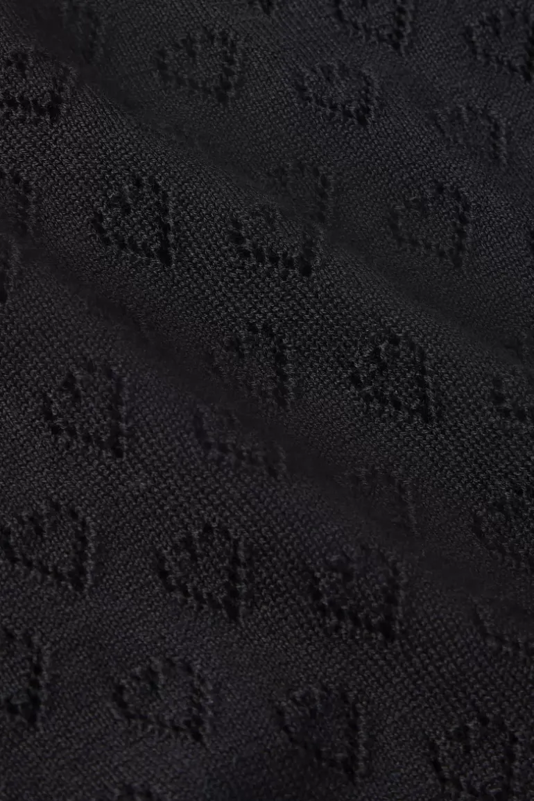 Bella Knit Top Heart Ajour