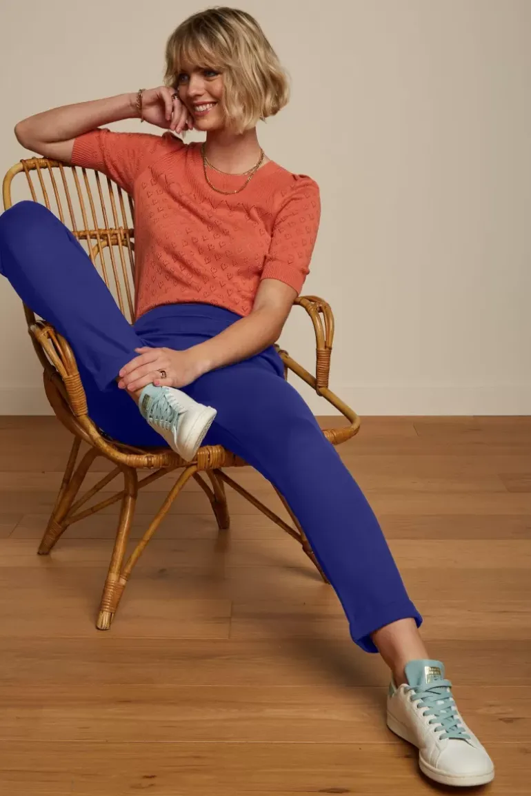 Bella Knit Top Heart Ajour