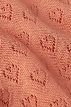 Bella Knit Top Heart Ajour