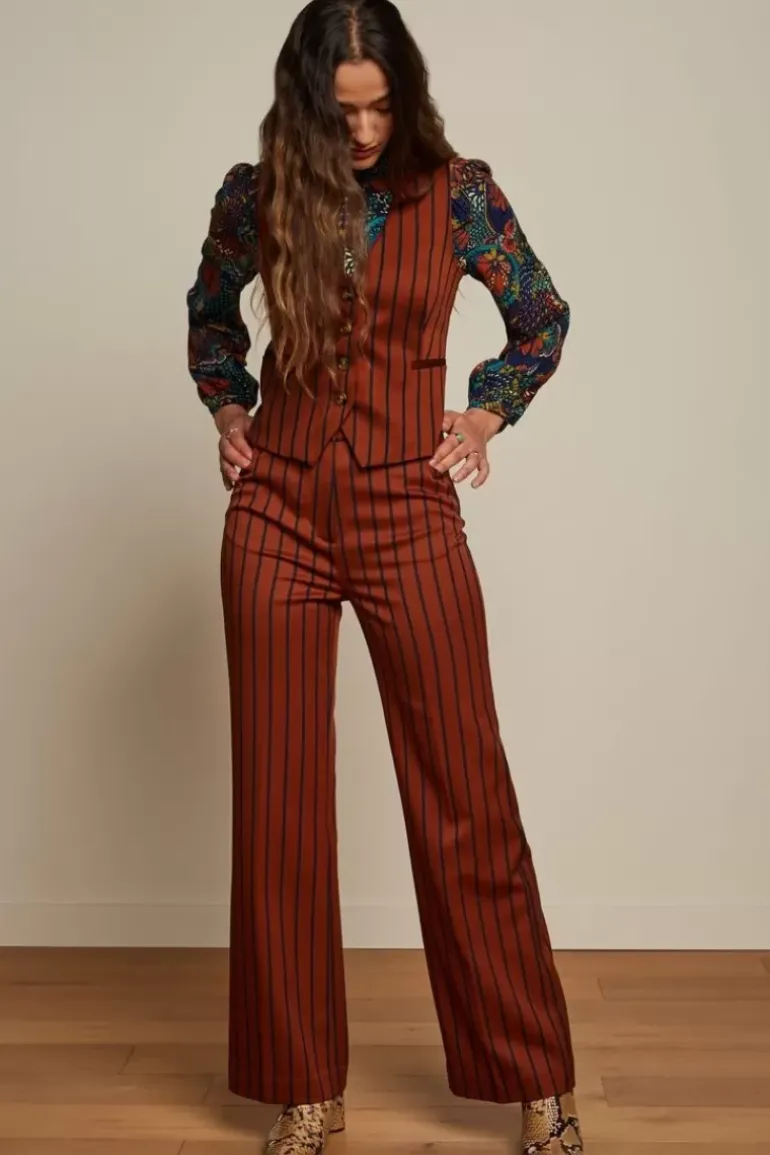 Bianca Gilet Cubano Stripe