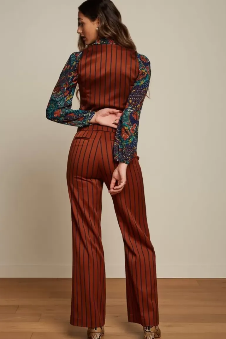 Bianca Gilet Cubano Stripe