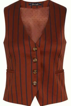 Bianca Gilet Cubano Stripe