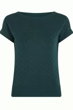 Boatneck Top Heart Ajour Bci