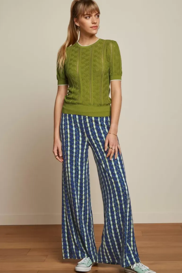 Border Palazzo Pants Saba