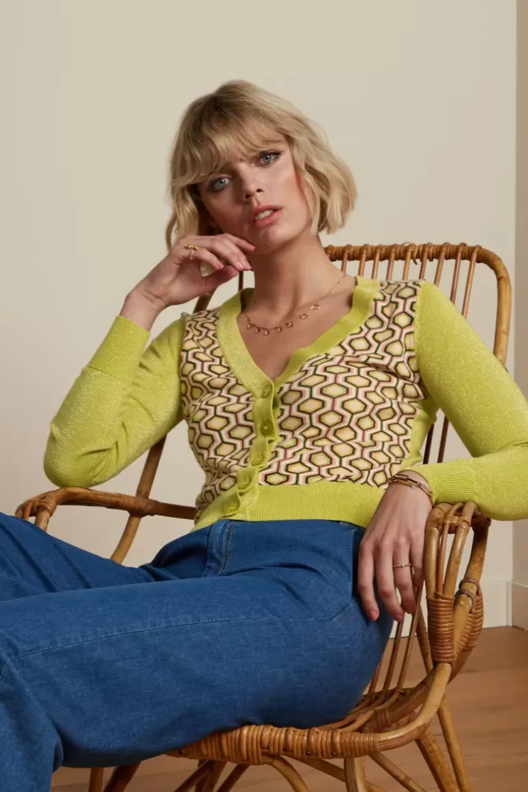 Cardi Deep V Top Rocchi