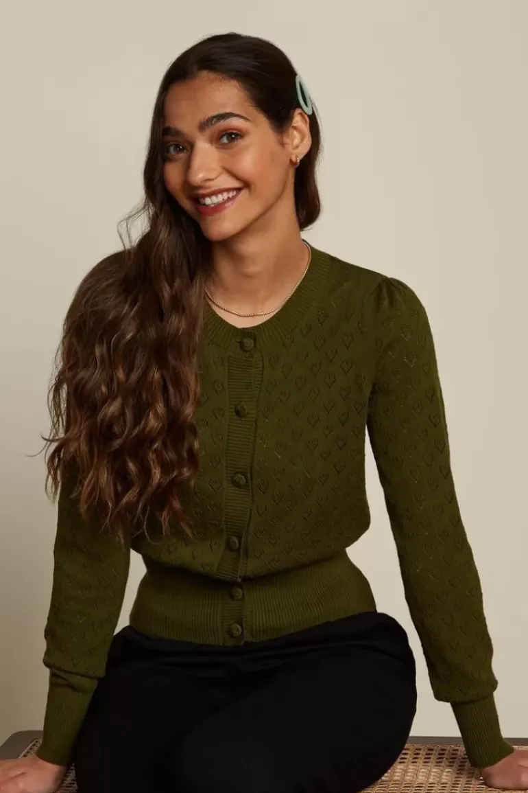 Cardi Puff Heart Ajour