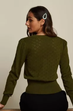 Cardi Puff Heart Ajour