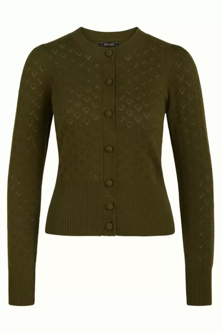 Cardi Puff Heart Ajour