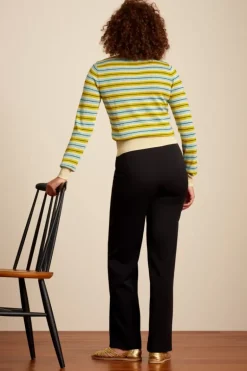 Cardi Roundneck Cabana Stripe