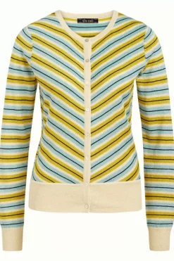 Cardi Roundneck Cabana Stripe