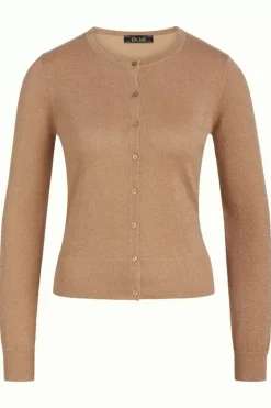 Cardi Roundneck Organic Lapis