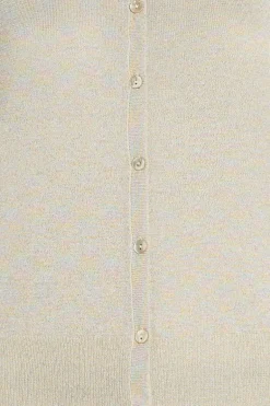 Cardi Roundneck Organic Lapis