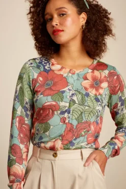 Cardi Roundneck Salsa