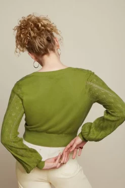 Cardi V Bell Sleeve Herrero