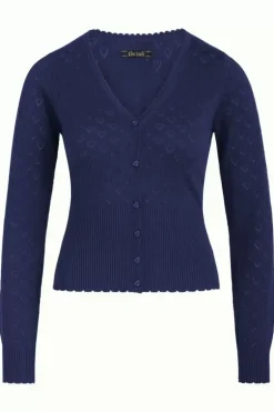 Cardi V Heart Ajour Bci