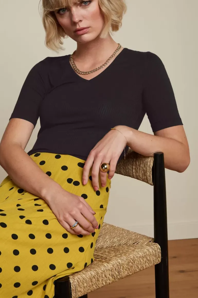 Carice V Top Uni Rib