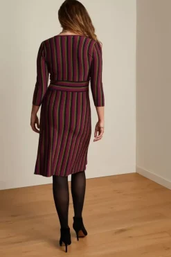 Cecil Dress Prosecco Stripe