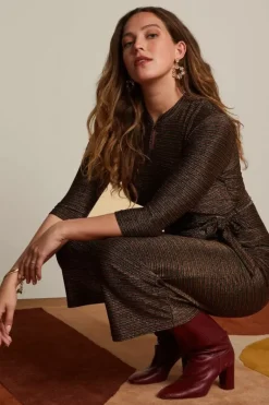 Chinese Jumpsuit Rave Lurex