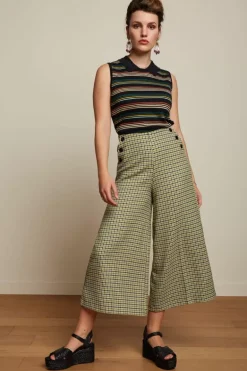 Collar Top Riera Stripe