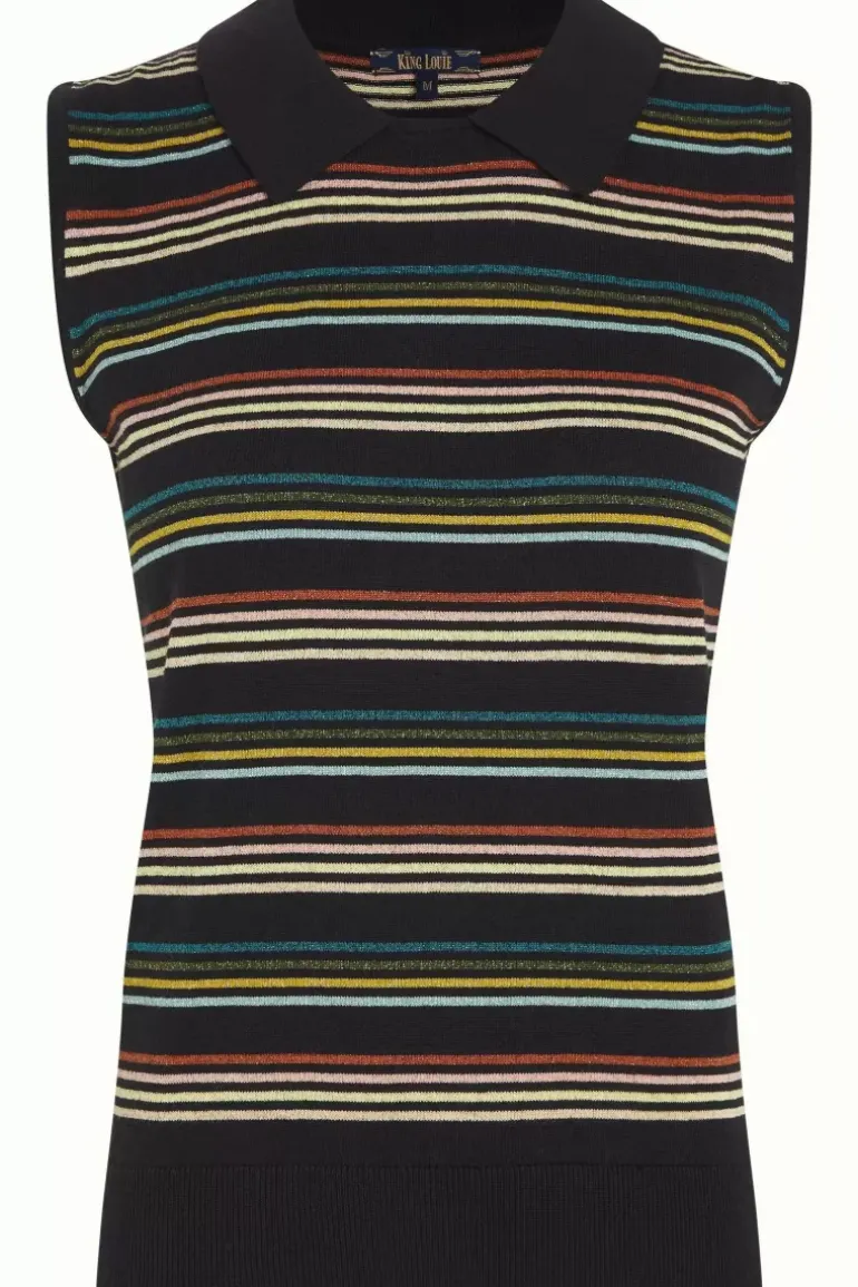 Collar Top Riera Stripe