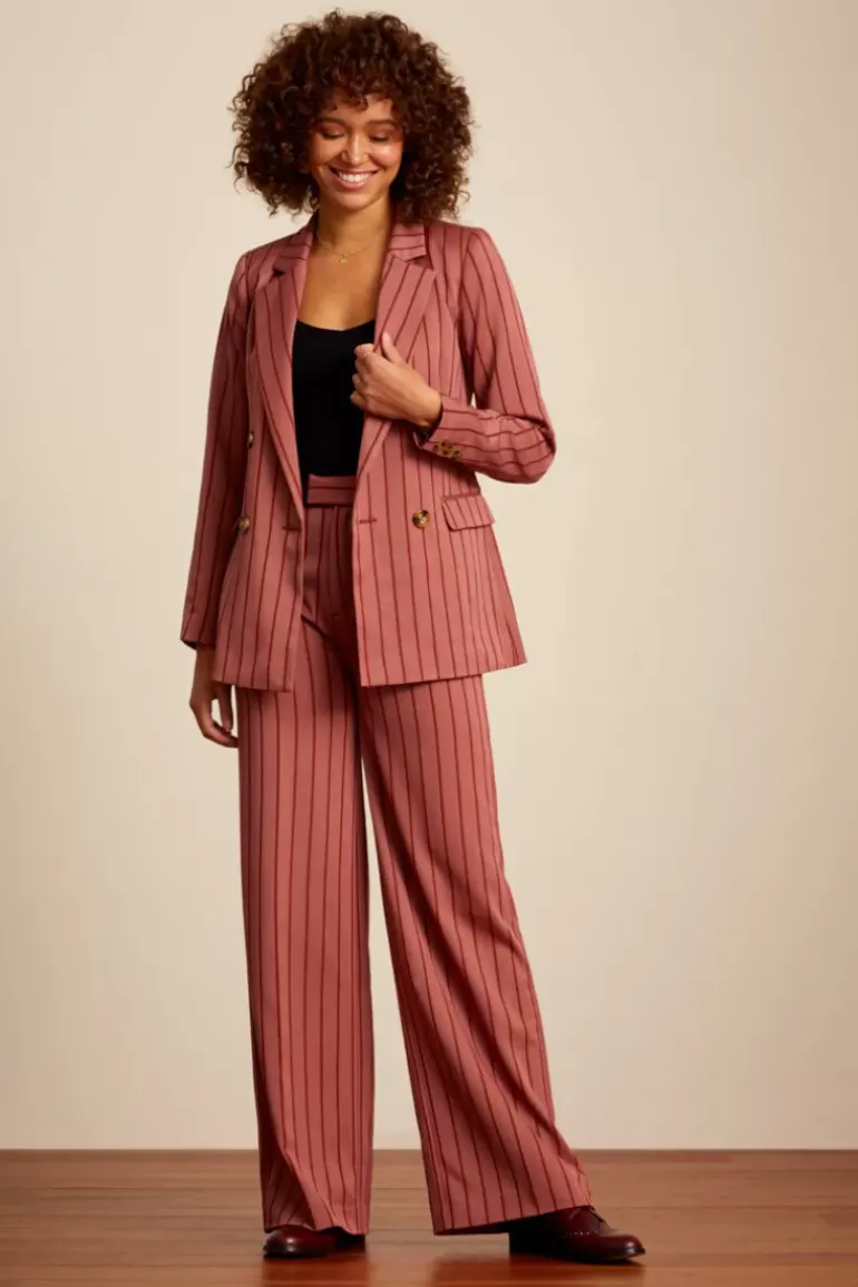 Dinah Blazer Cubano Stripe