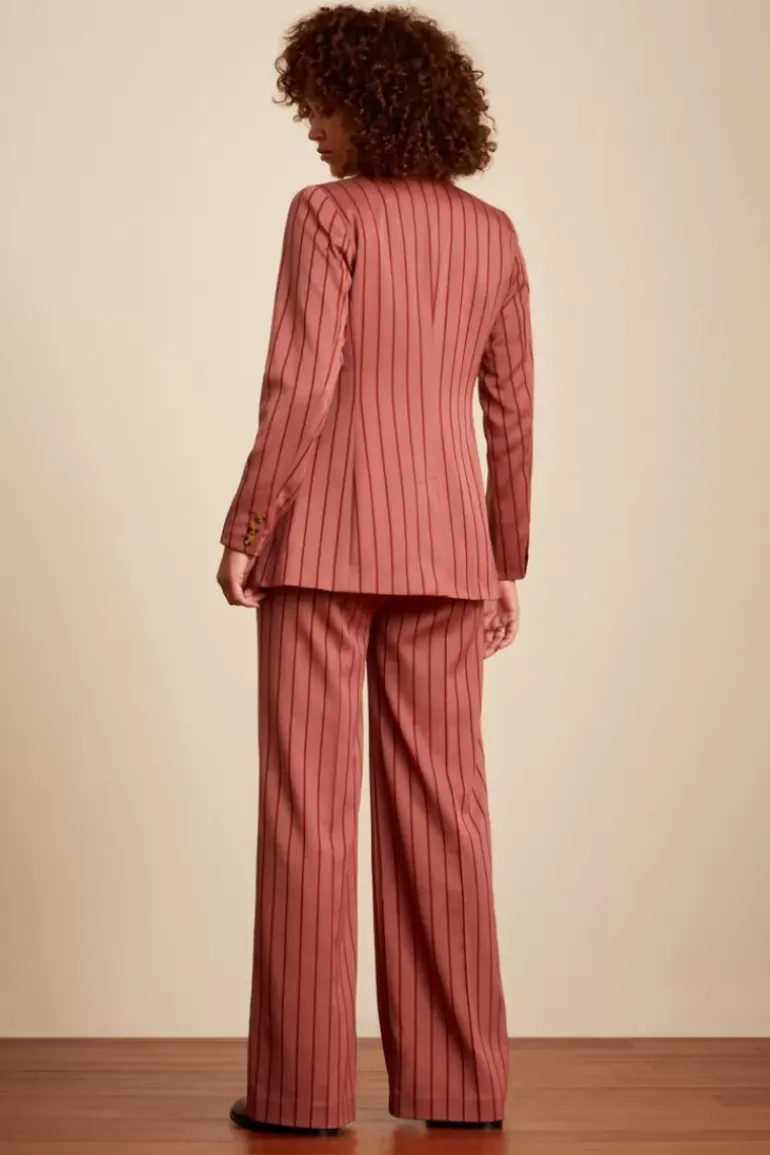 Dinah Blazer Cubano Stripe