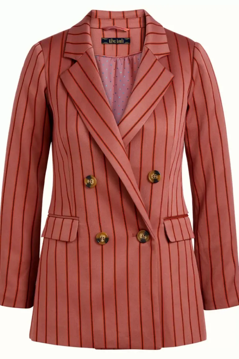 Dinah Blazer Cubano Stripe