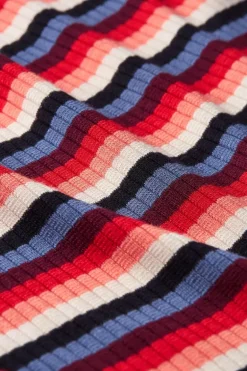 Double V Top Ocra Stripe