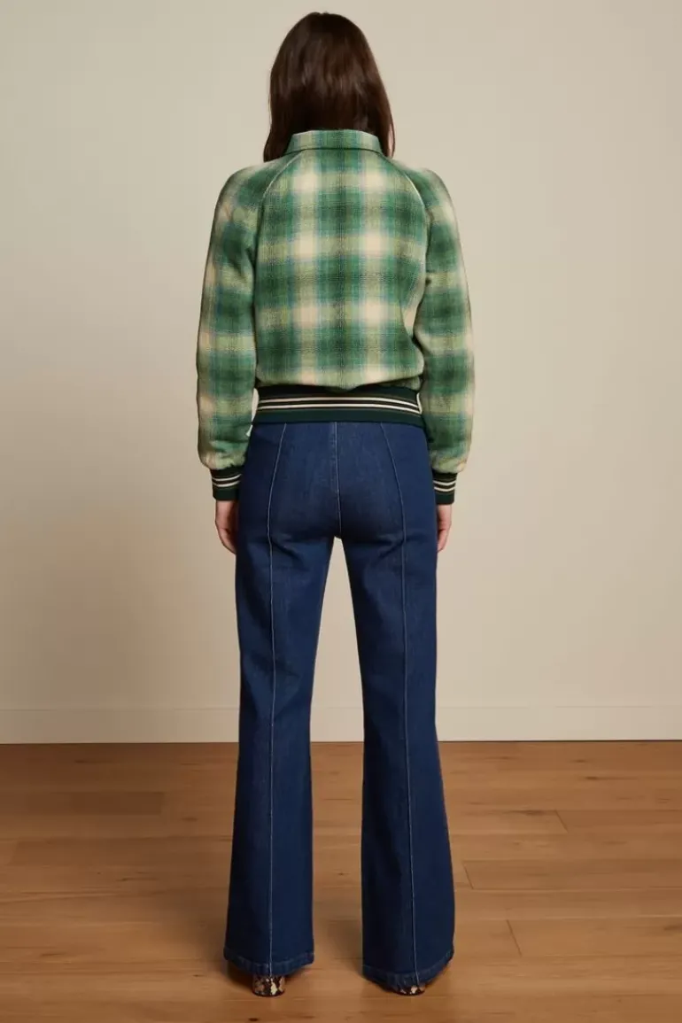 Ella Baseball Jacket Cruz Check