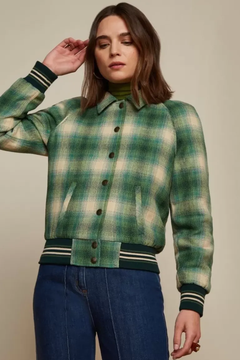 Ella Baseball Jacket Cruz Check