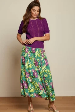 Emma Maxi Skirt Guava