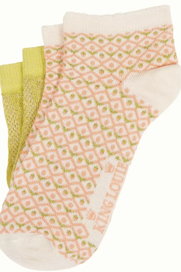 Half Sock 2-Pack Diamond