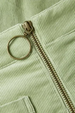 High Waist Zip Pants Babyrib