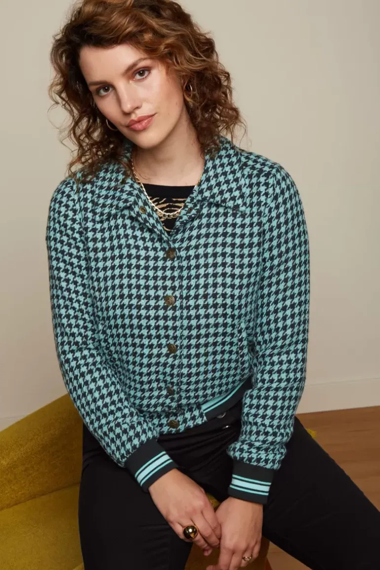 Isa Collar Jacket Rubio Check