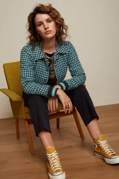 Isa Collar Jacket Rubio Check