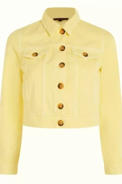 Janey Cropped Jacket Garment Dye