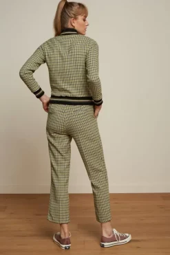 Luz Pants Pied-De-Poule