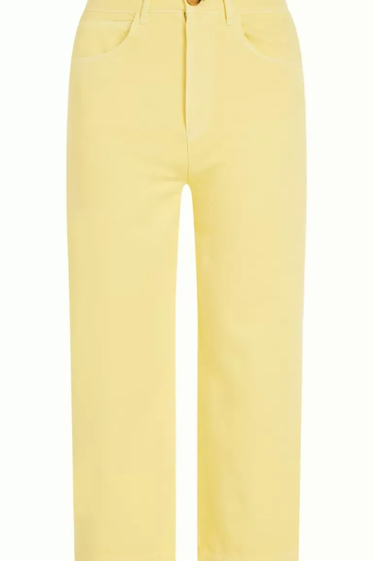 Marcie Cropped Pants Garment Dye
