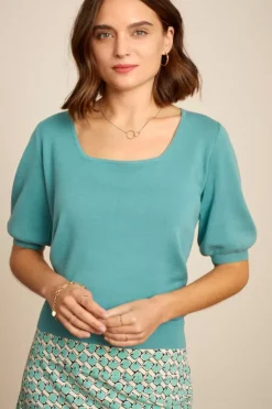 Mia Rib Top Cottonclub