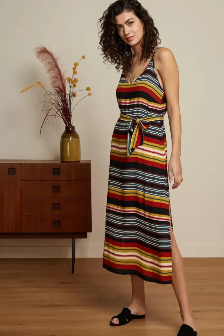 Nadya Midi Dress Maxim Stripe
