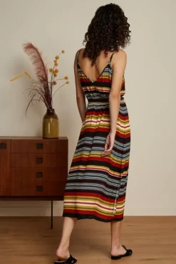 Nadya Midi Dress Maxim Stripe