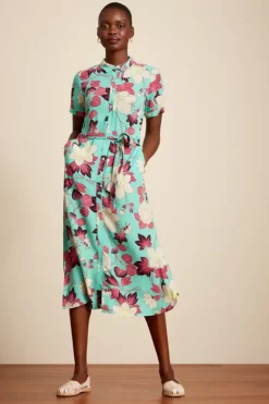 Olive Midi Dress La Boca